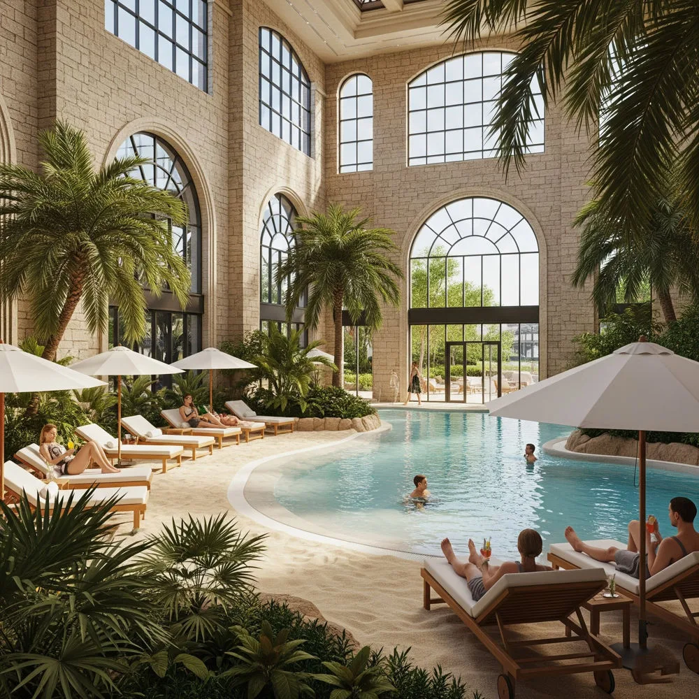 Indoor Beach Pools: Bring the Ocean Vibes Inside All Year Round