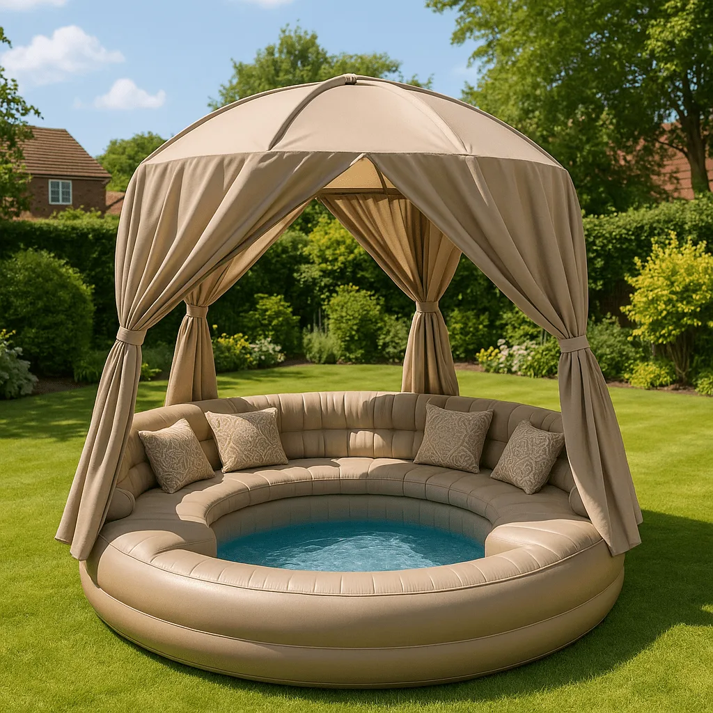How to Use Inflatable Canopy Pool Sofas Effectively