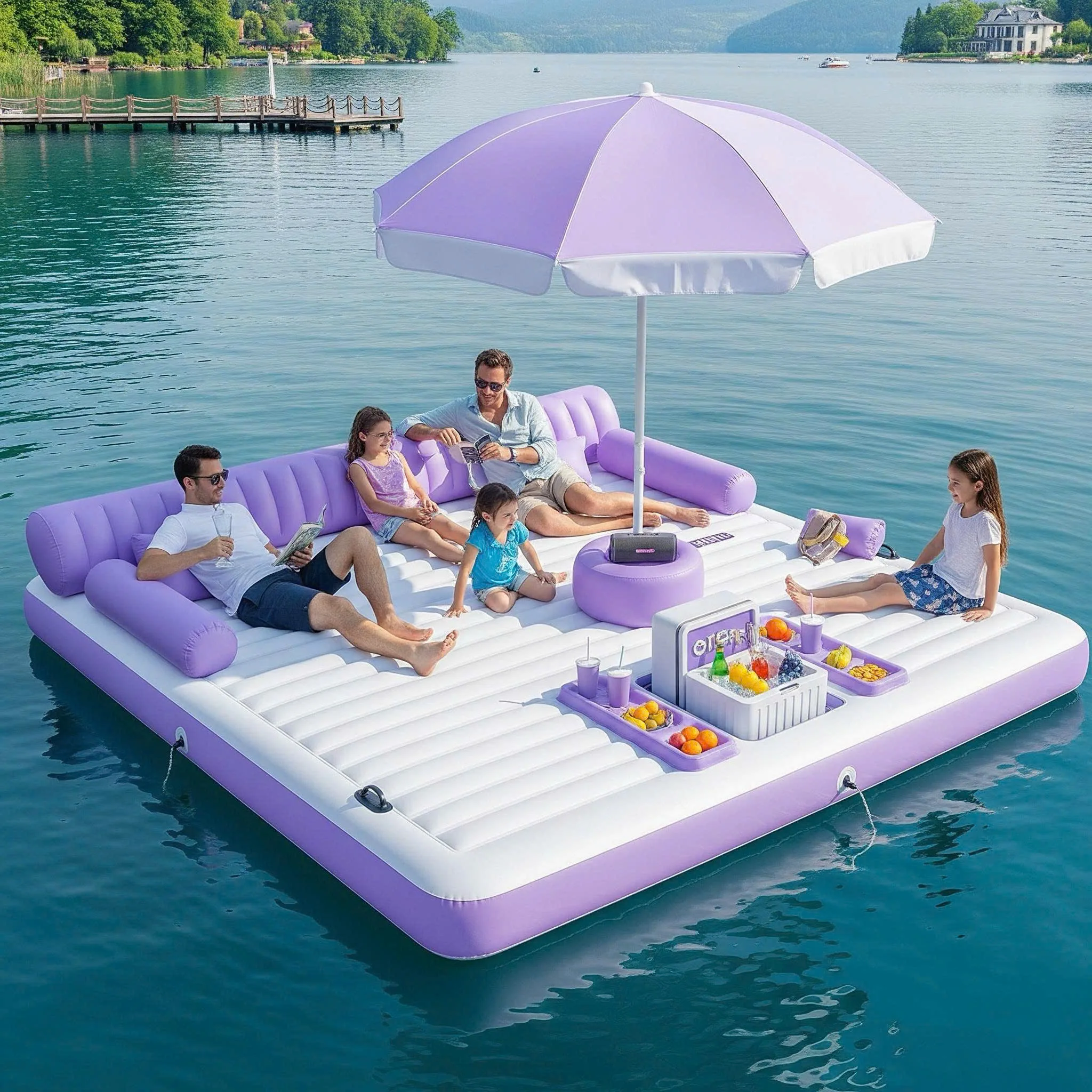 The Versatility of the Inflatable Floating Lounge with Canopy