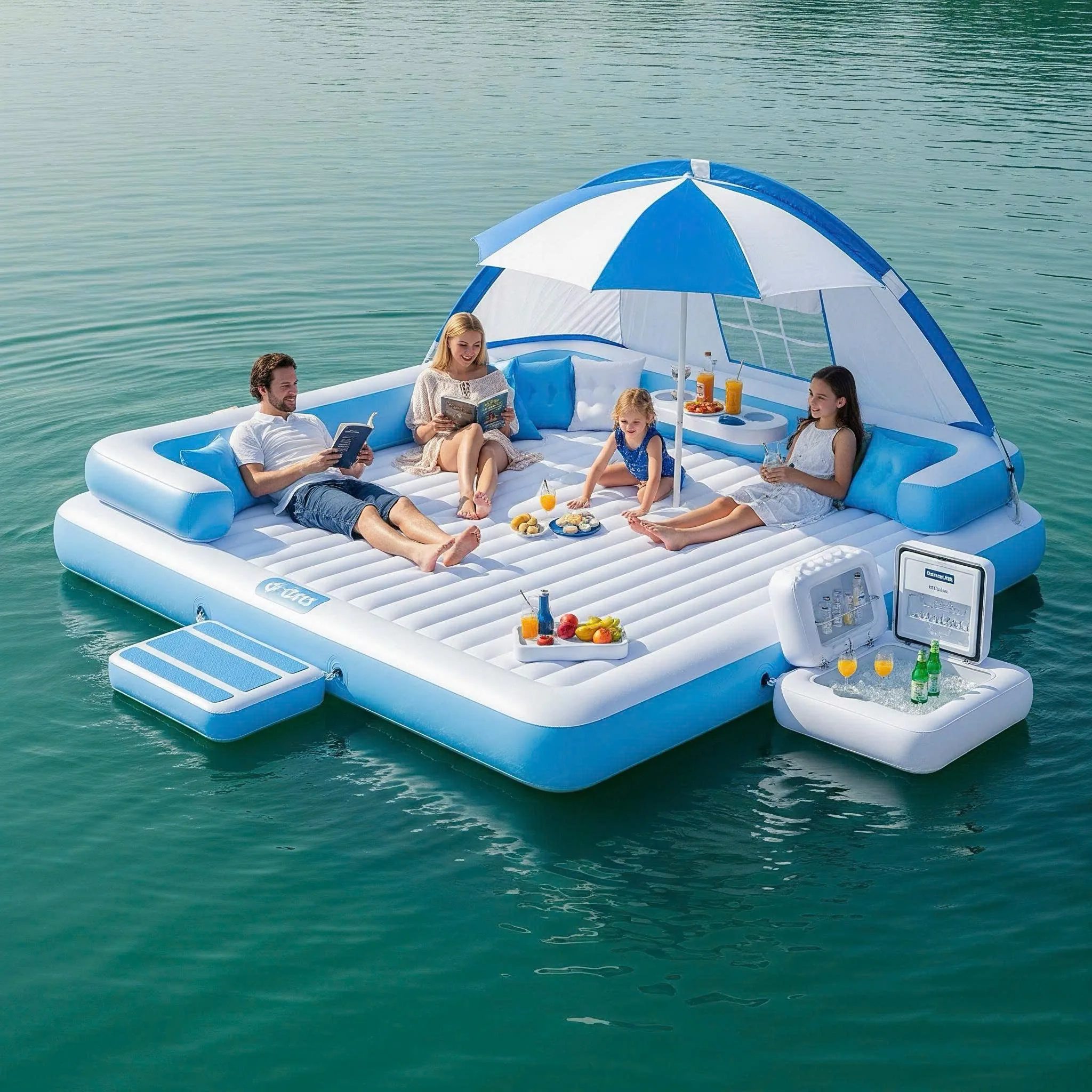 How to Use Your Inflatable Floating Lounge with Canopy