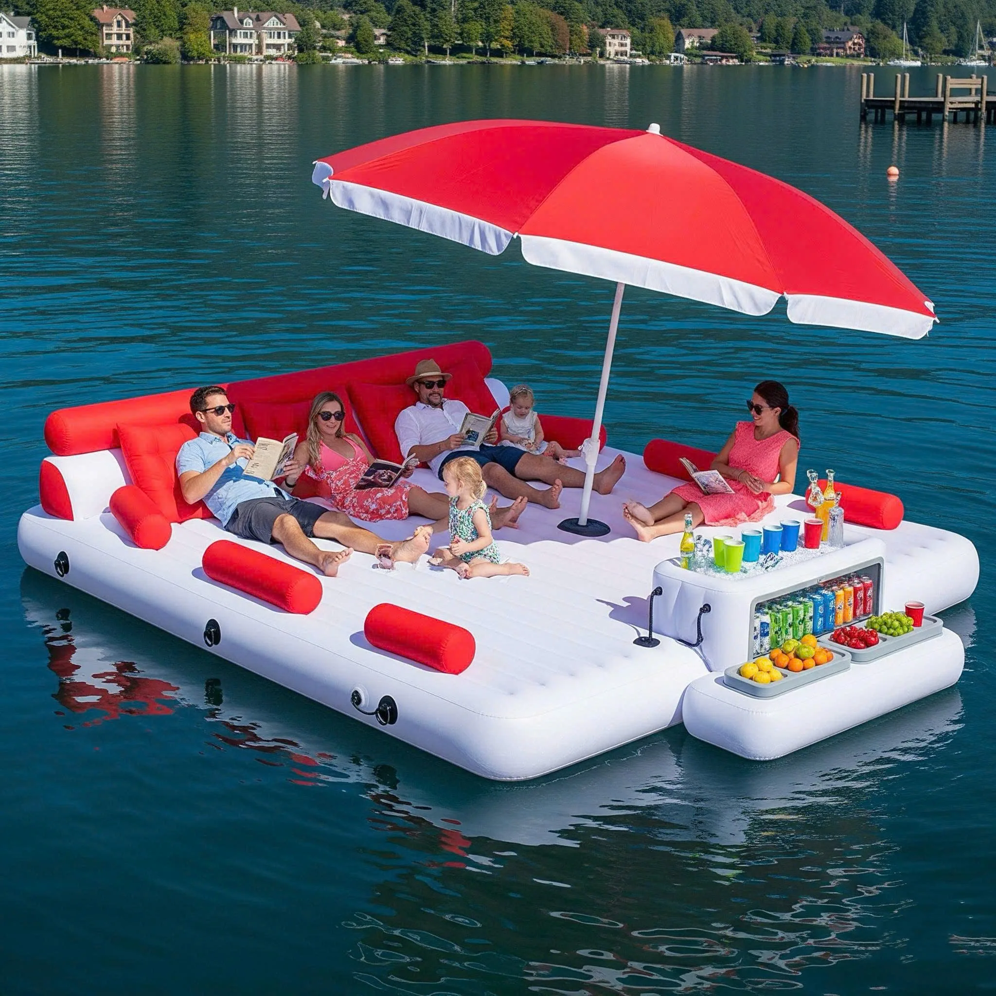 Inflatable Lounge Chairs vs. Inflatable Floating Lounge with Canopy