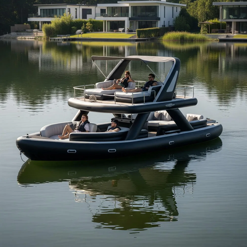 Helpful Tips and Advice for Choosing Inflatable Pontoon Boat Lake Floats