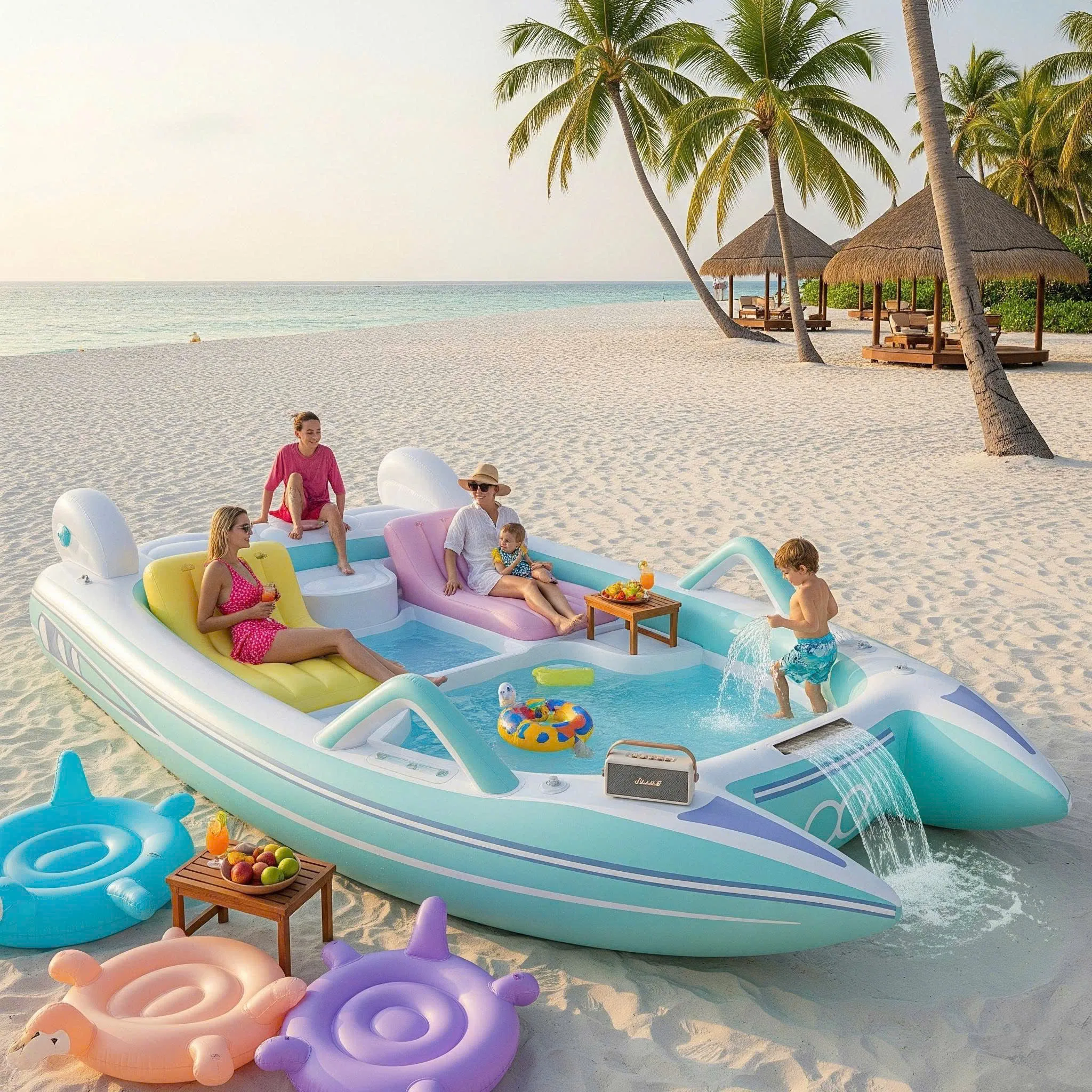Key Advantages of Inflatable Speed Boat Pools