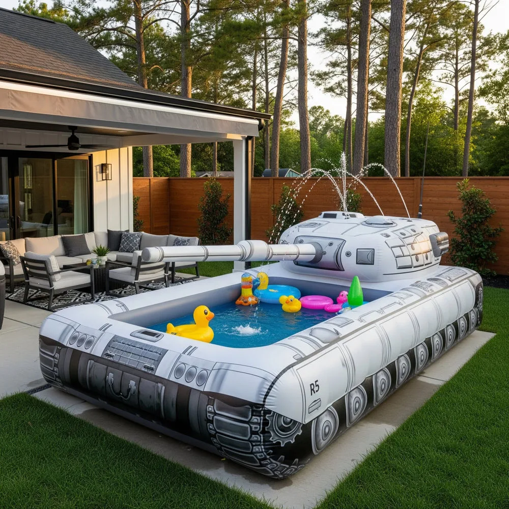 Comparing Inflatable Tank Pools to Traditional Pools