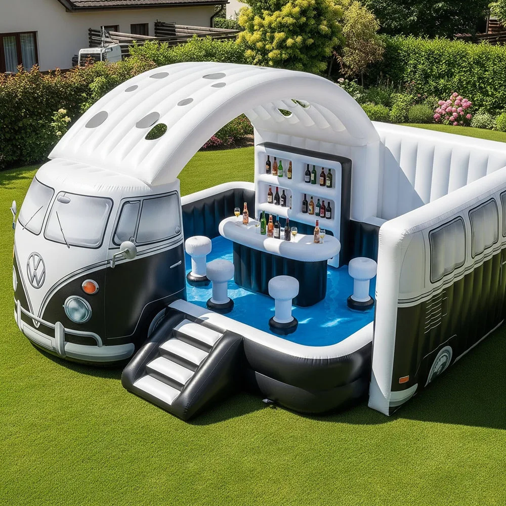 Comparing the Inflatable Volkswagen Bus Pool Bar to Other Inflatable Bars