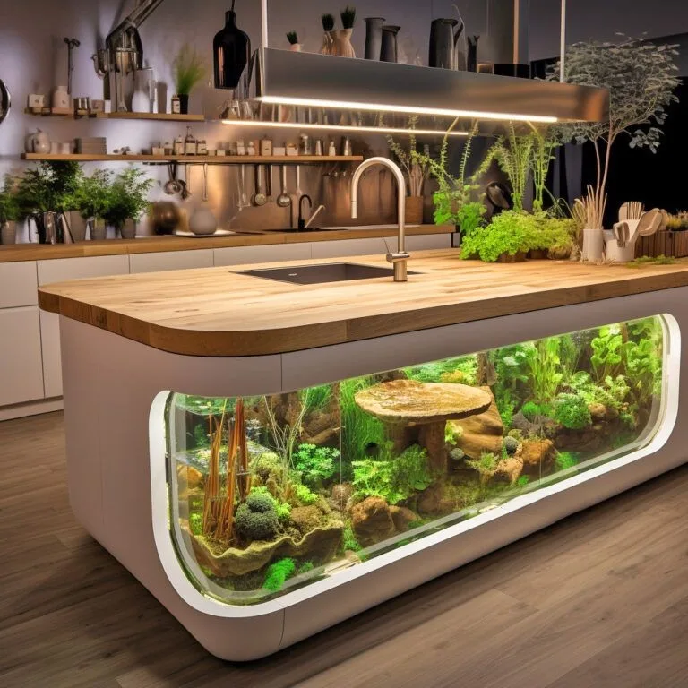 The Concept of Cooking Spaces Reimagined - An Innovative Blend of Technology and Nature
