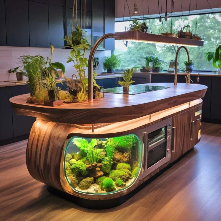 Maintaining and Maximizing the Efficiency of Kitchen Islands with Built-In Hydroponic Gardens
