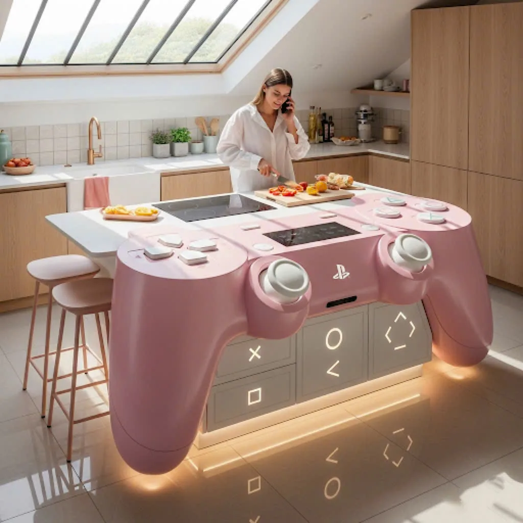 Level Up Your Home: The Ultimate PlayStation Inspired Kitchen Design for Gamers and Style Seekers Alike