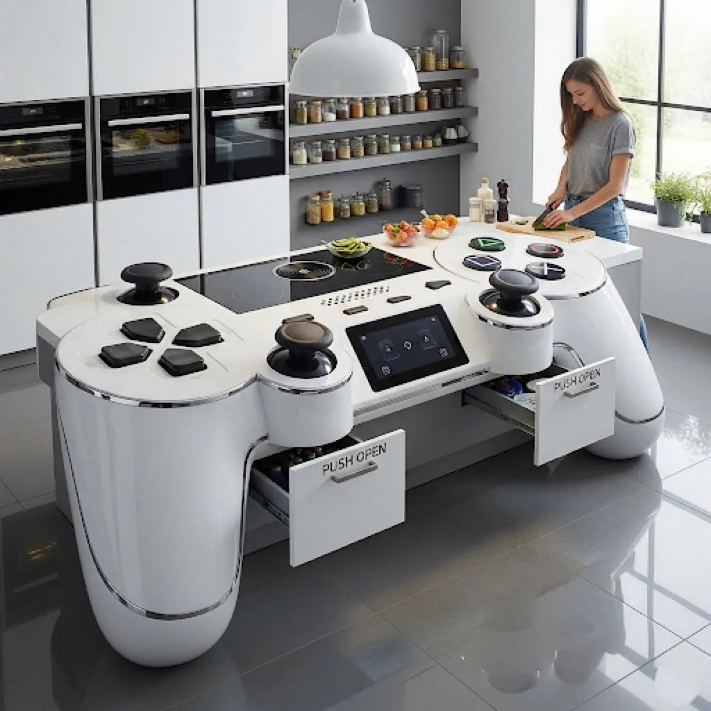 Designing the PlayStation Inspired Kitchen - From Concept to Creation