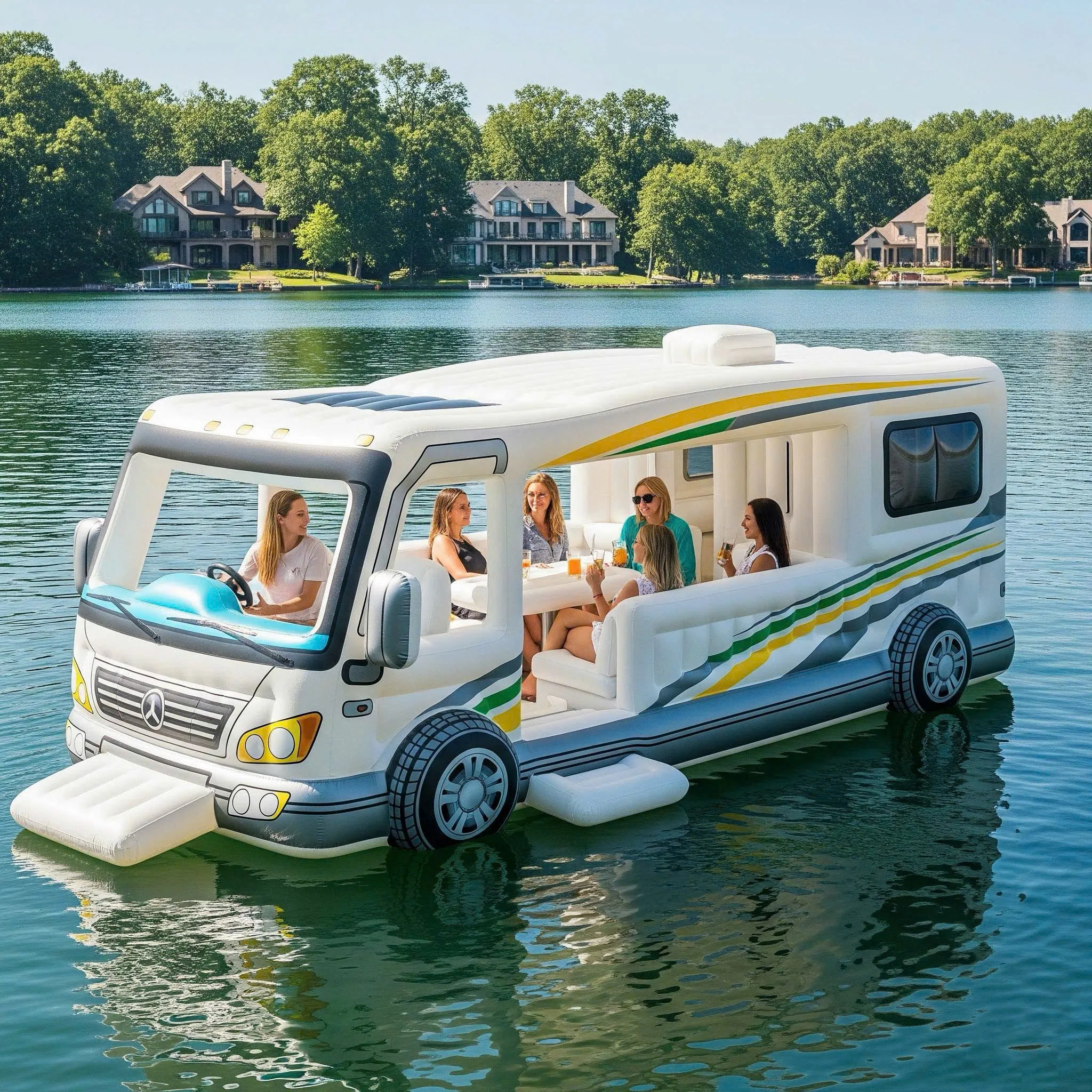 RV Lake Party Floats: The Ultimate Backyard Vacation on Water