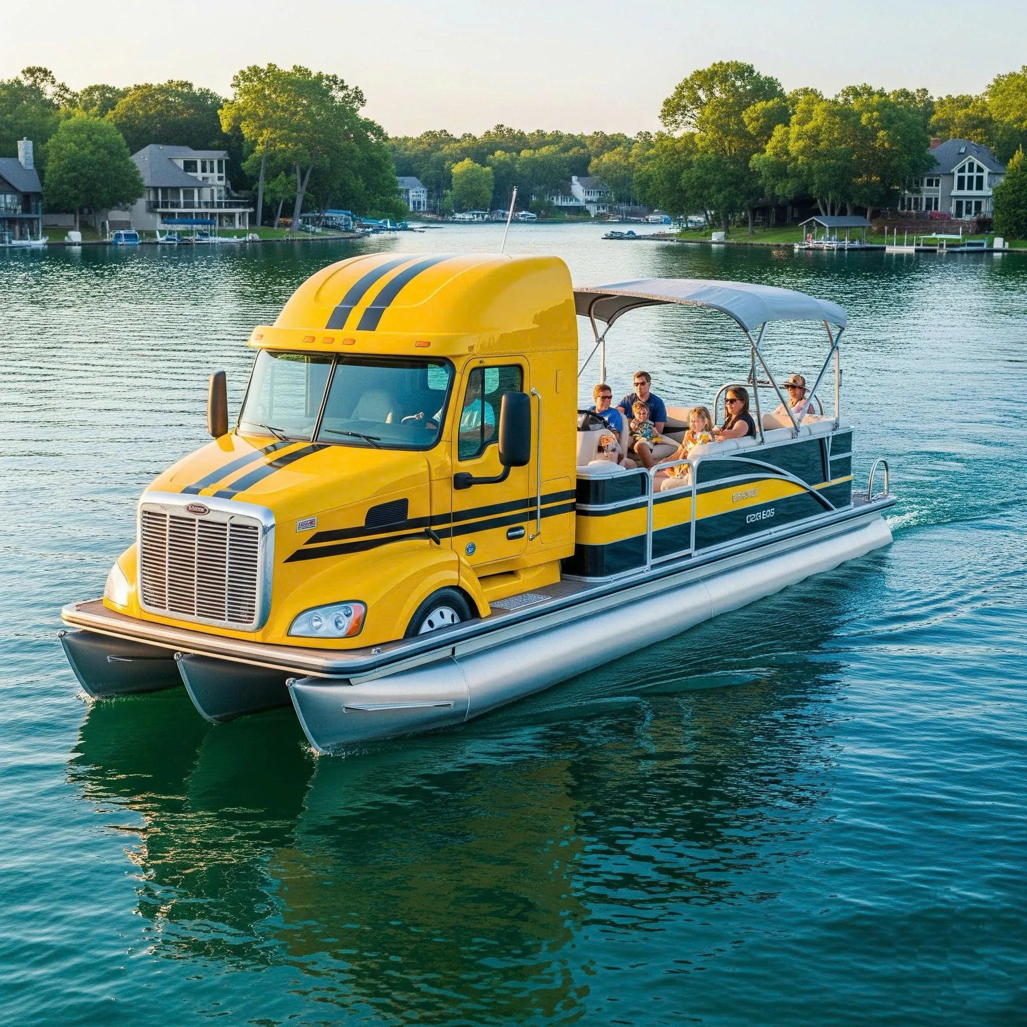 Semi-Truck Pontoon - The Revolutionary Hybrid Approach to Transporting Watercraft