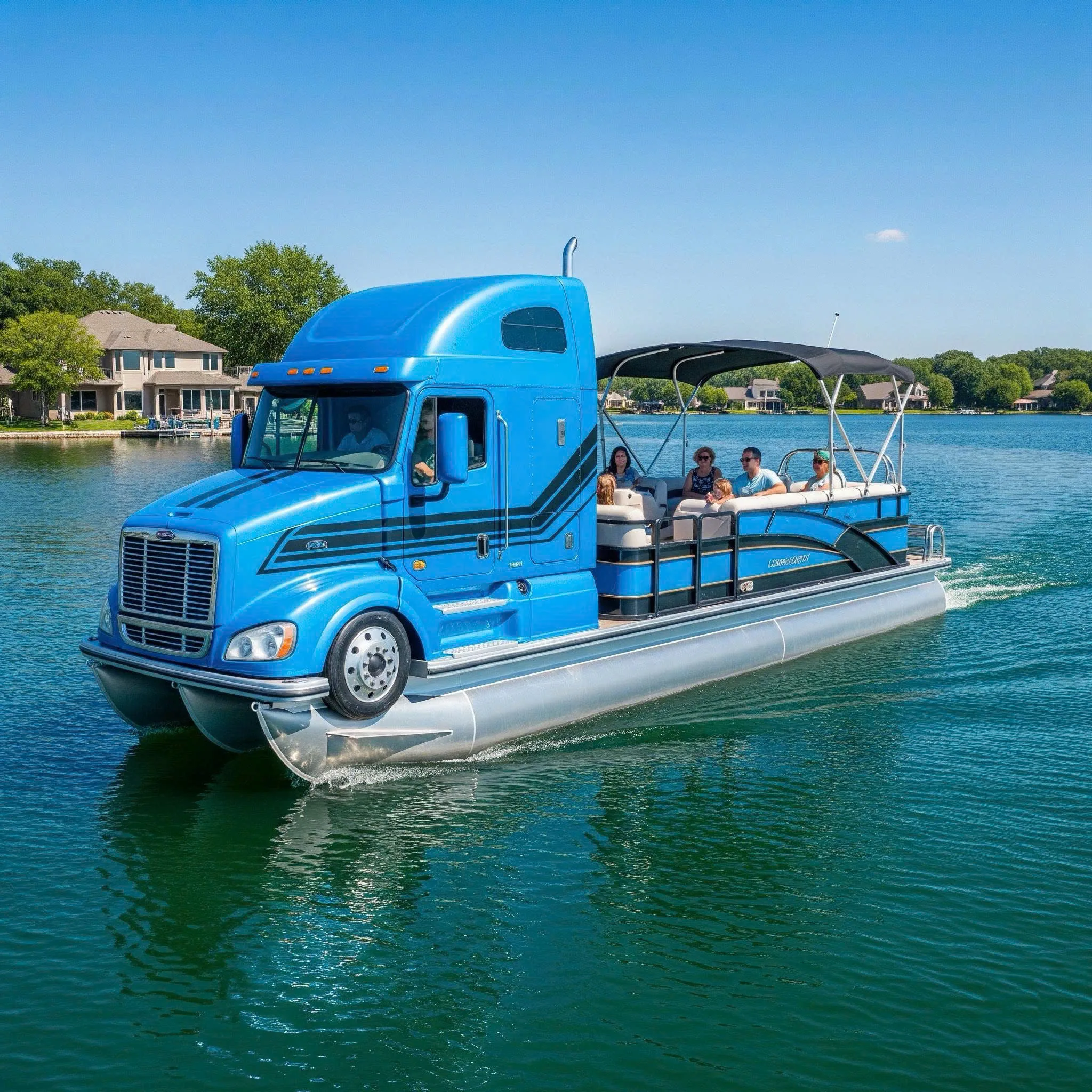 Comparisons Between Traditional Transport and Semi-Truck Pontoons