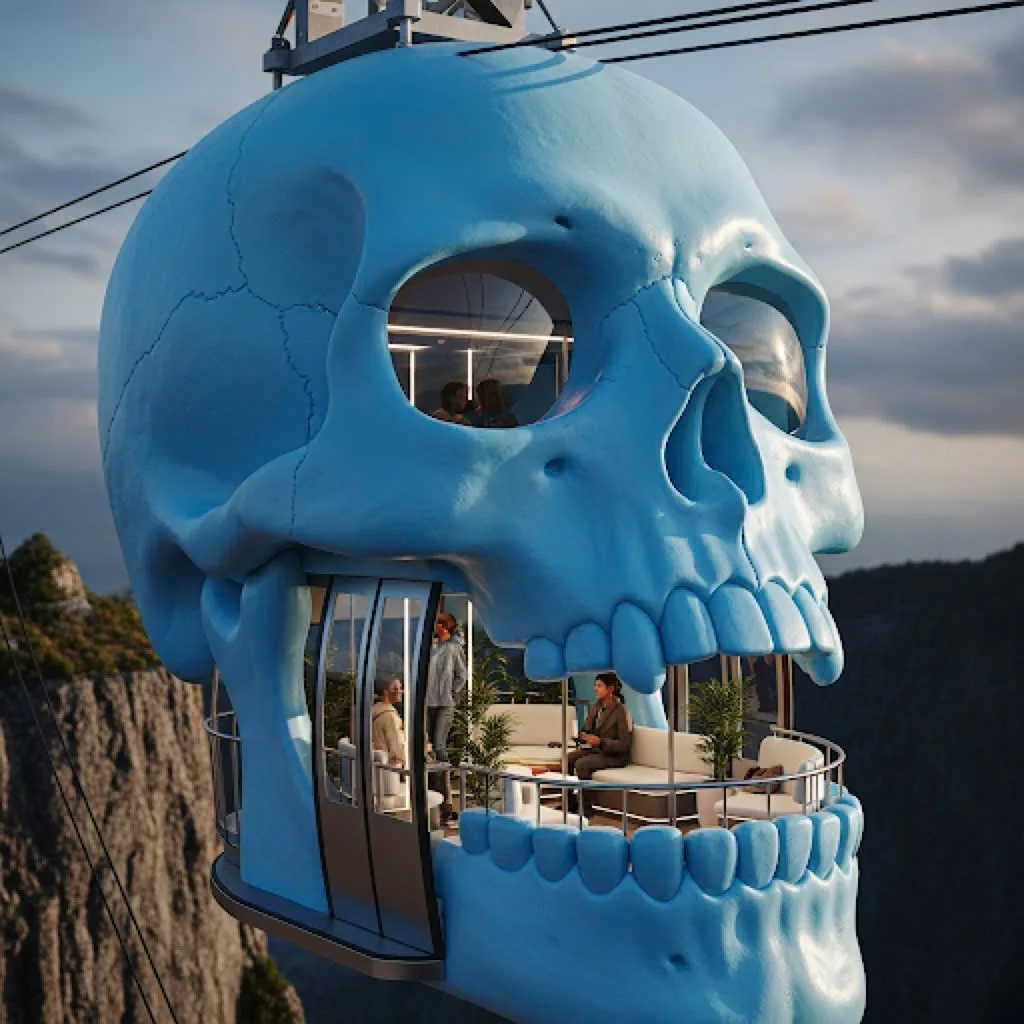 The Remarkable Experience of Riding the Skull Shaped Cable Cars – A Journey Like No Other