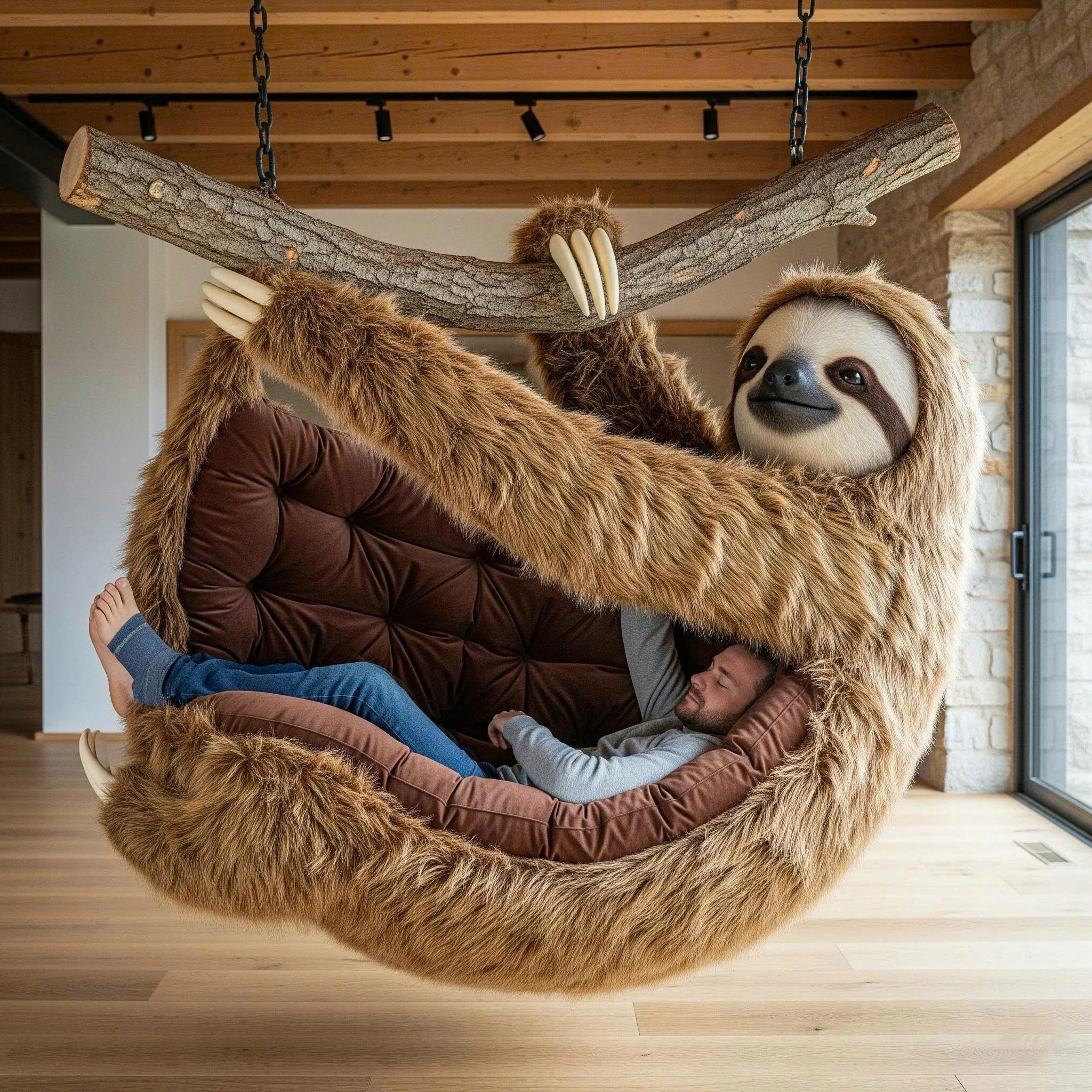 Elevate Your Outdoor Relaxation - Discover the Ultimate Comfort with Sloth Swing Loungers