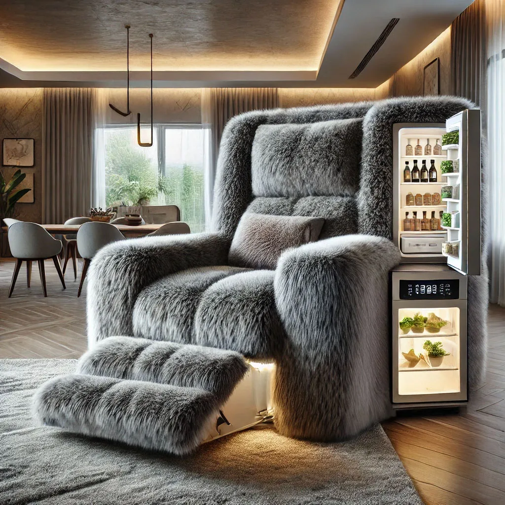 How to Use a Smart Recliner with Microwave and Fridge