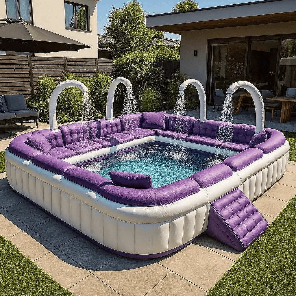 Sofa Shower Pools: Where Comfort Meets Cool in the Most Unexpected Way