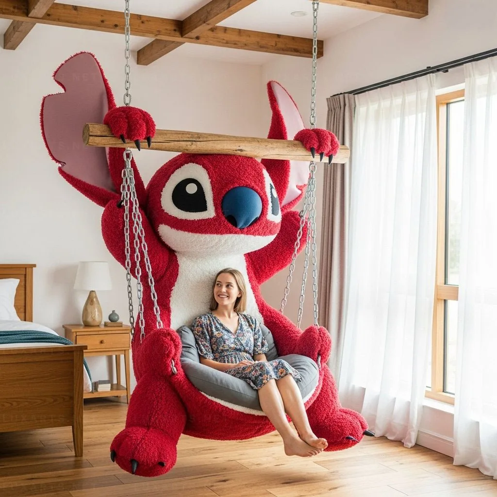 The Design and Aesthetic Appeal of the Stitch Swing Lounger