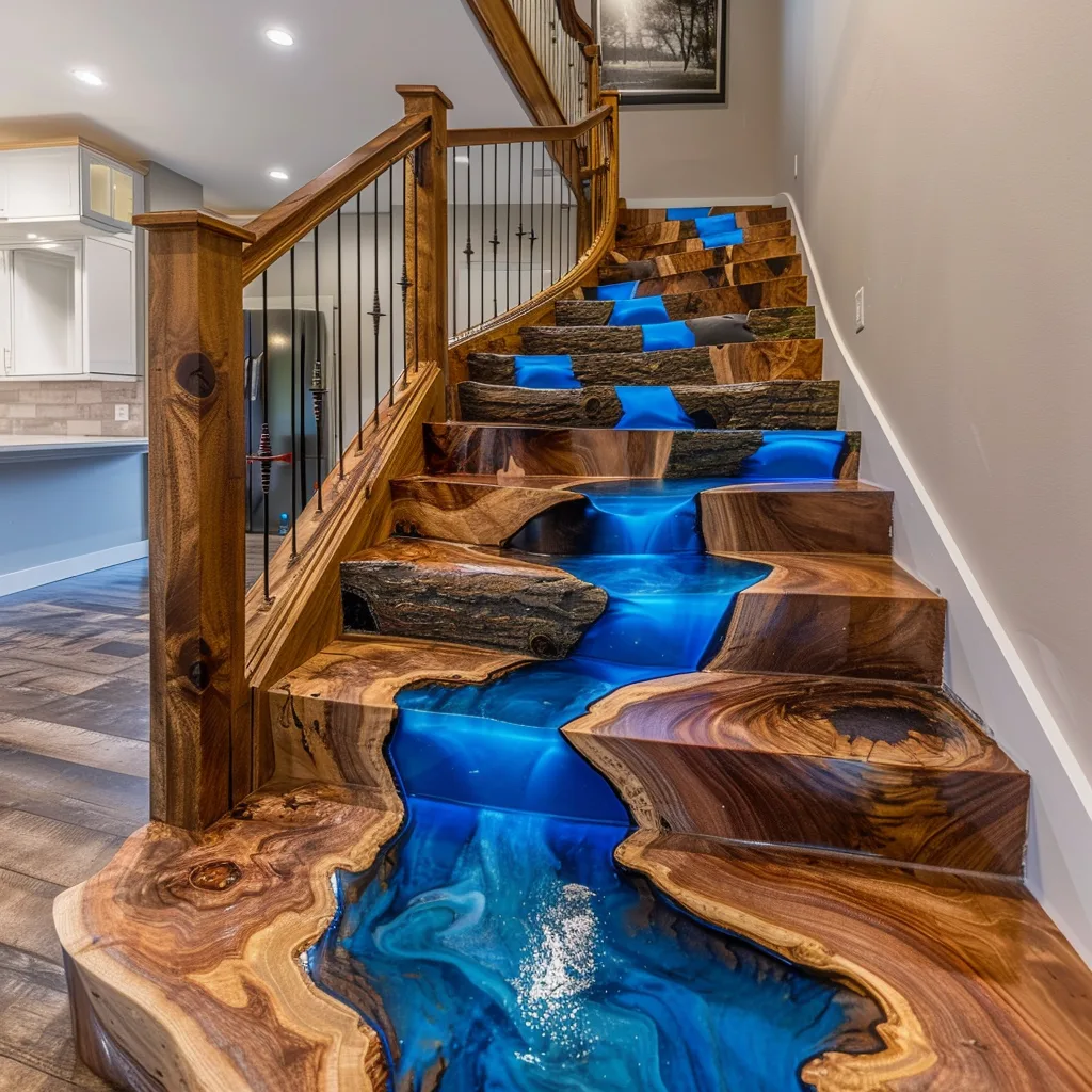 Incorporating Waterfall Stairs in Interior Design