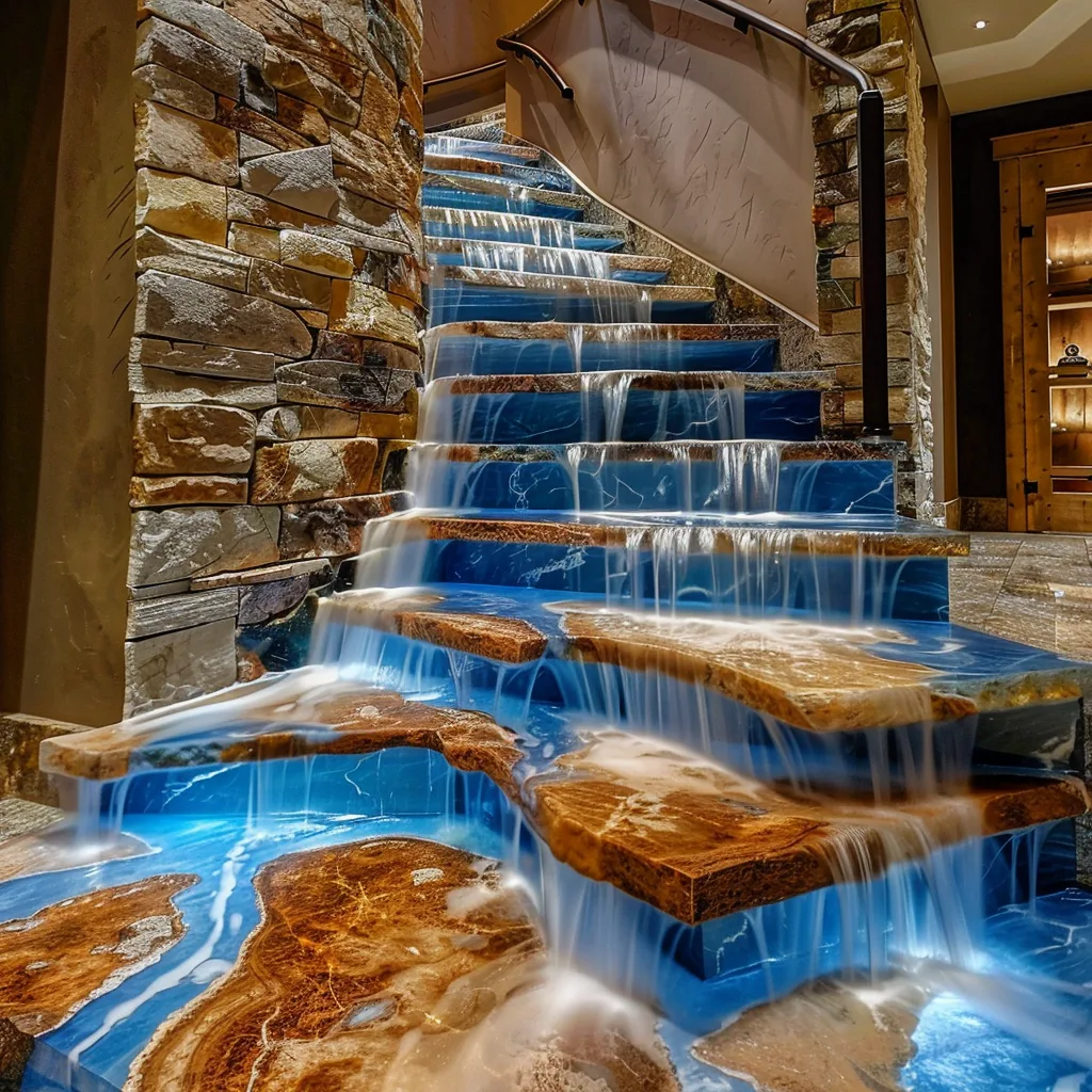 Real-Life Examples of Waterfall Stairs