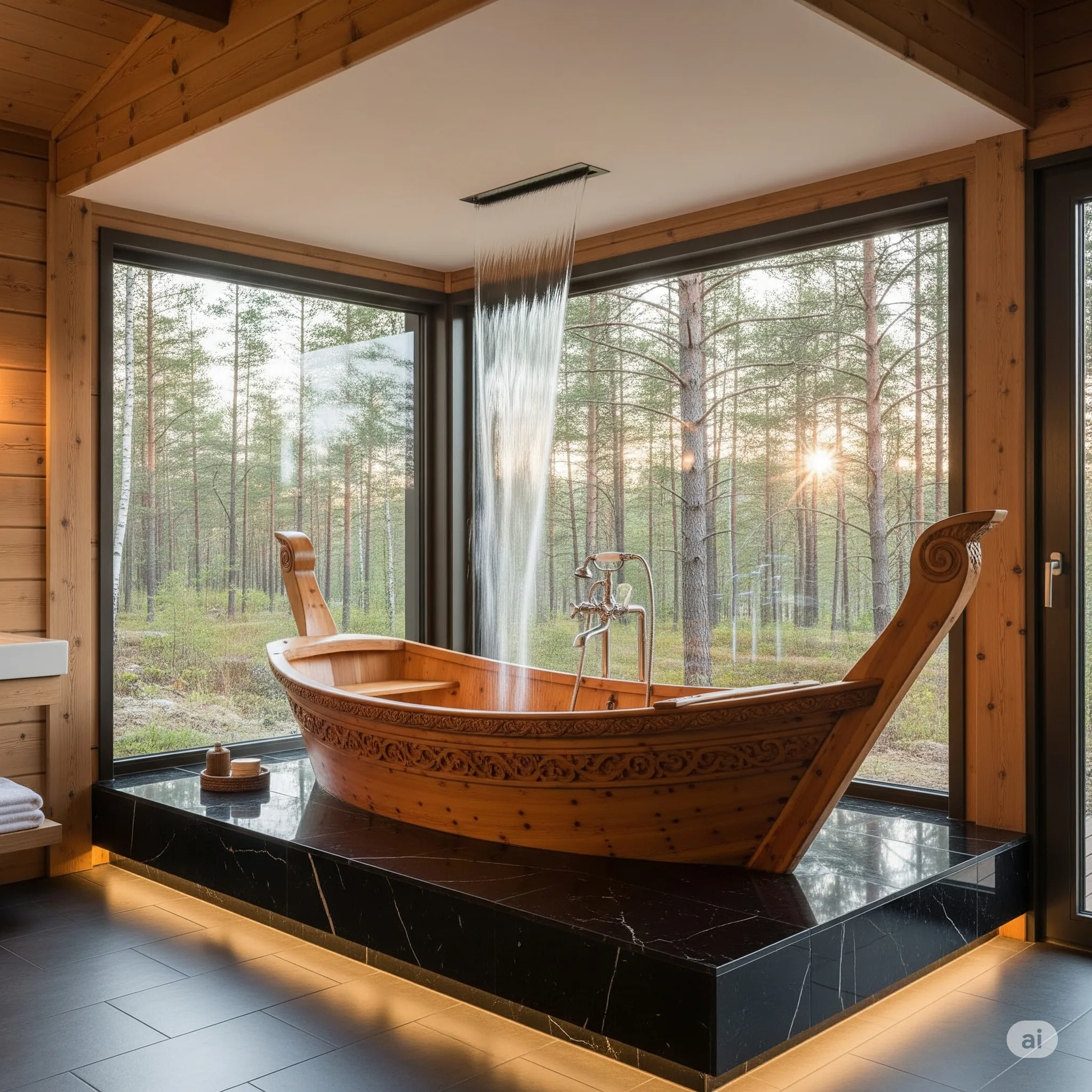 Wooden Ship Bathtubs: Sail Into Soothing Waters