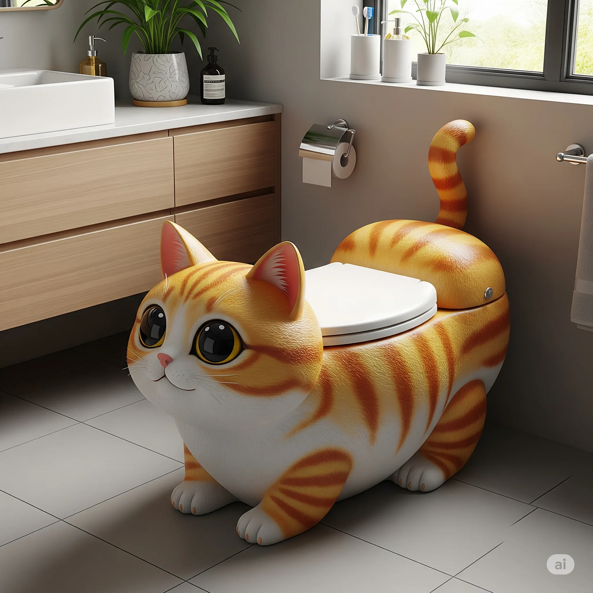 Categories of Cute Cat Toilets