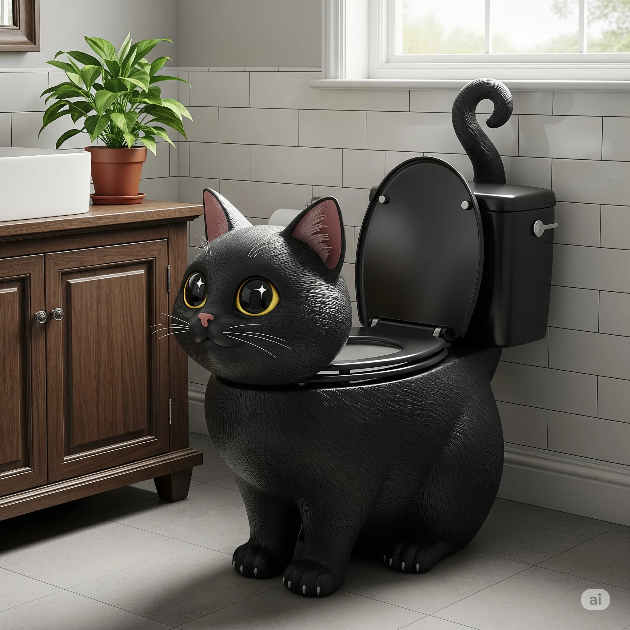 Practical Benefits of Cute Cat Toilets