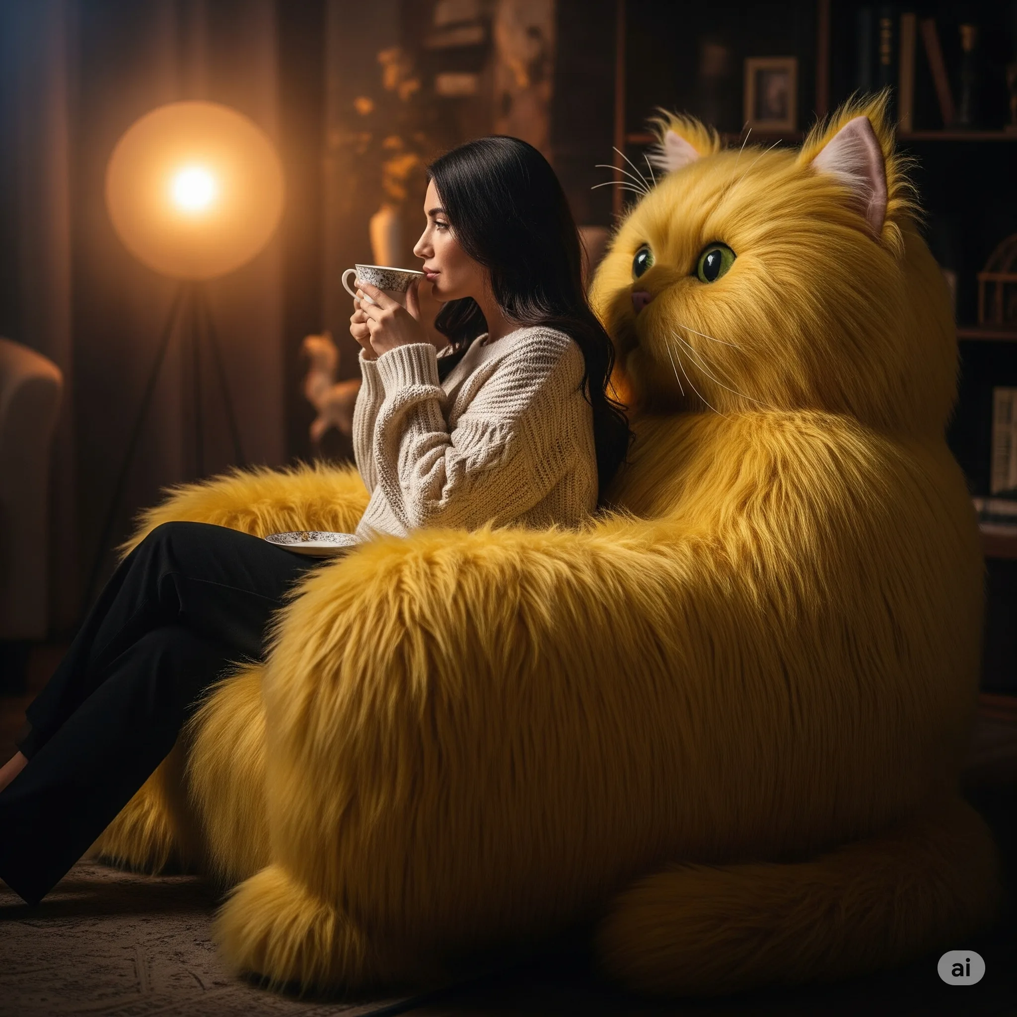 Integrating Fluffy Cat Chairs into Modern Minimalist Spaces