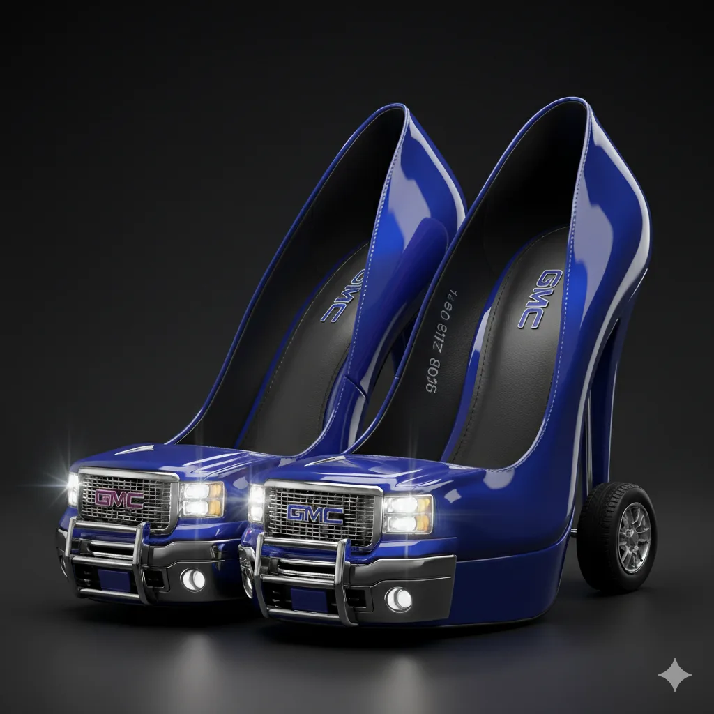 Unleash Your Style with GMC Sierra Inspired Heels – Rugged Elegance Meets High Fashion