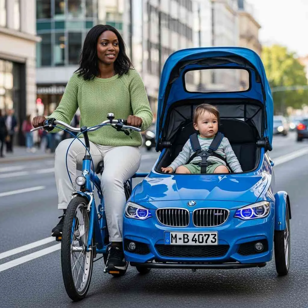 BMW Cargo Bike Stroller: Redefining Family Mobility with Luxury and Functionality