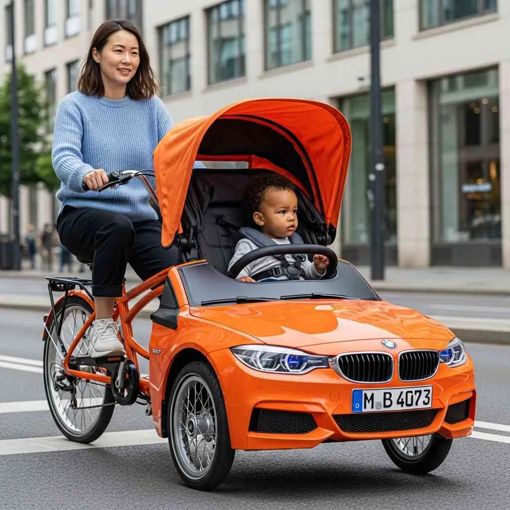 BMW Cargo Bike Stroller: Redefining Family Mobility with Luxury and Functionality