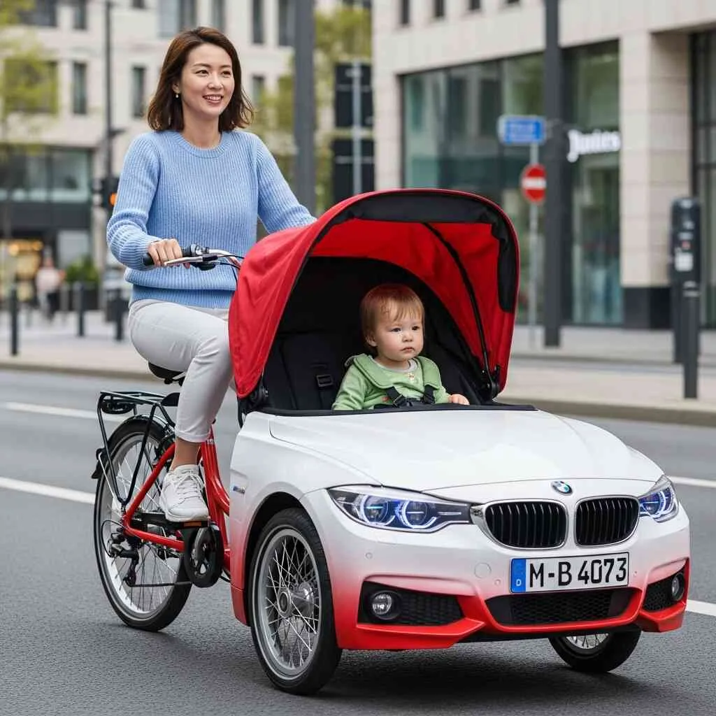 BMW Cargo Bike Stroller: Redefining Family Mobility with Luxury and Functionality
