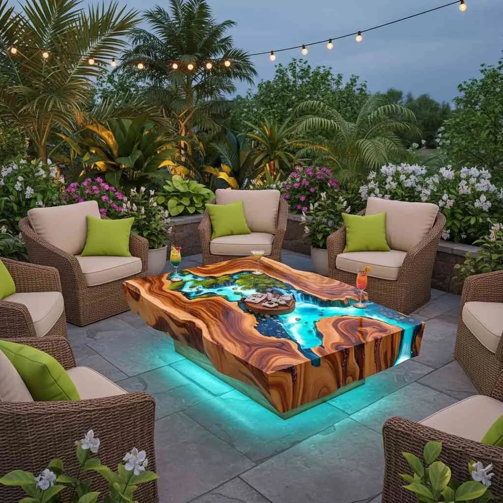 Why Epoxy Scene Patio Tables Are the Future of Outdoor Furniture