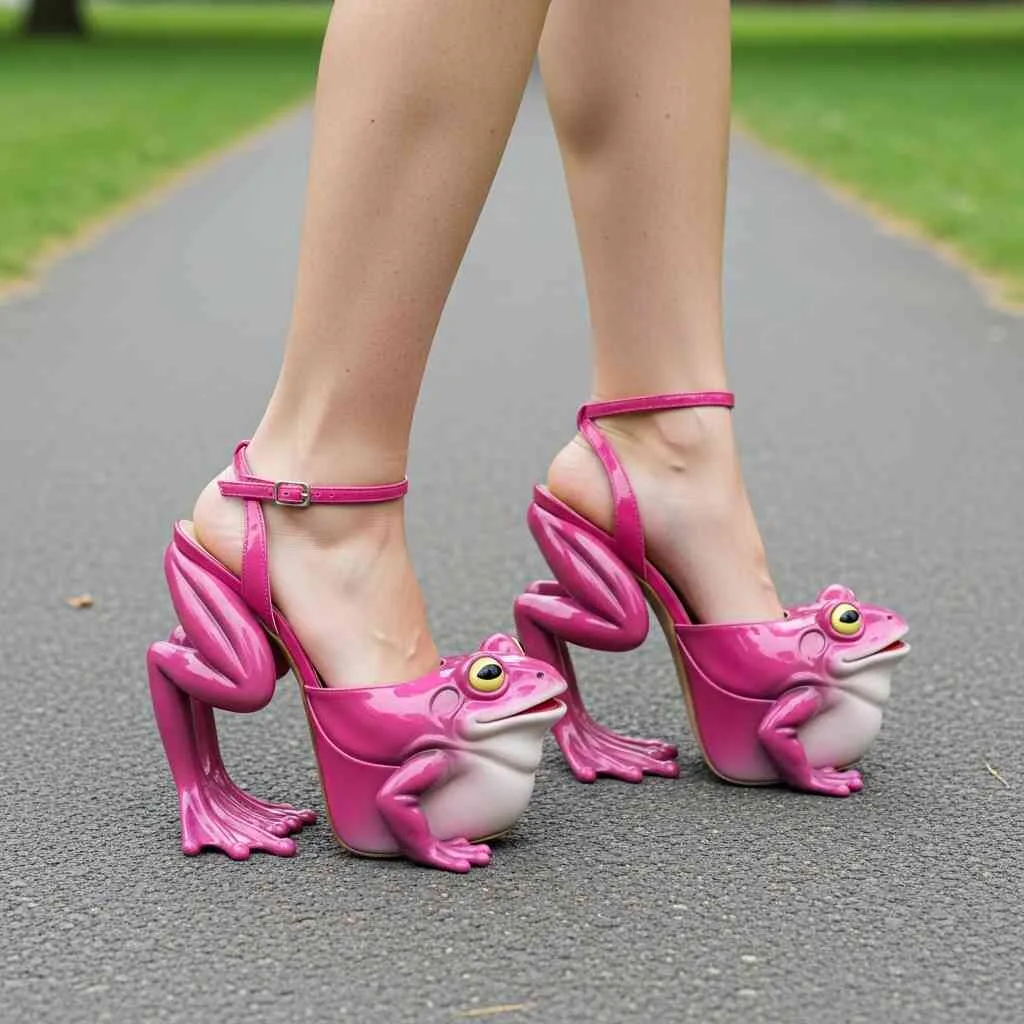 Frog Heels: Where Whimsy Meets High Fashion