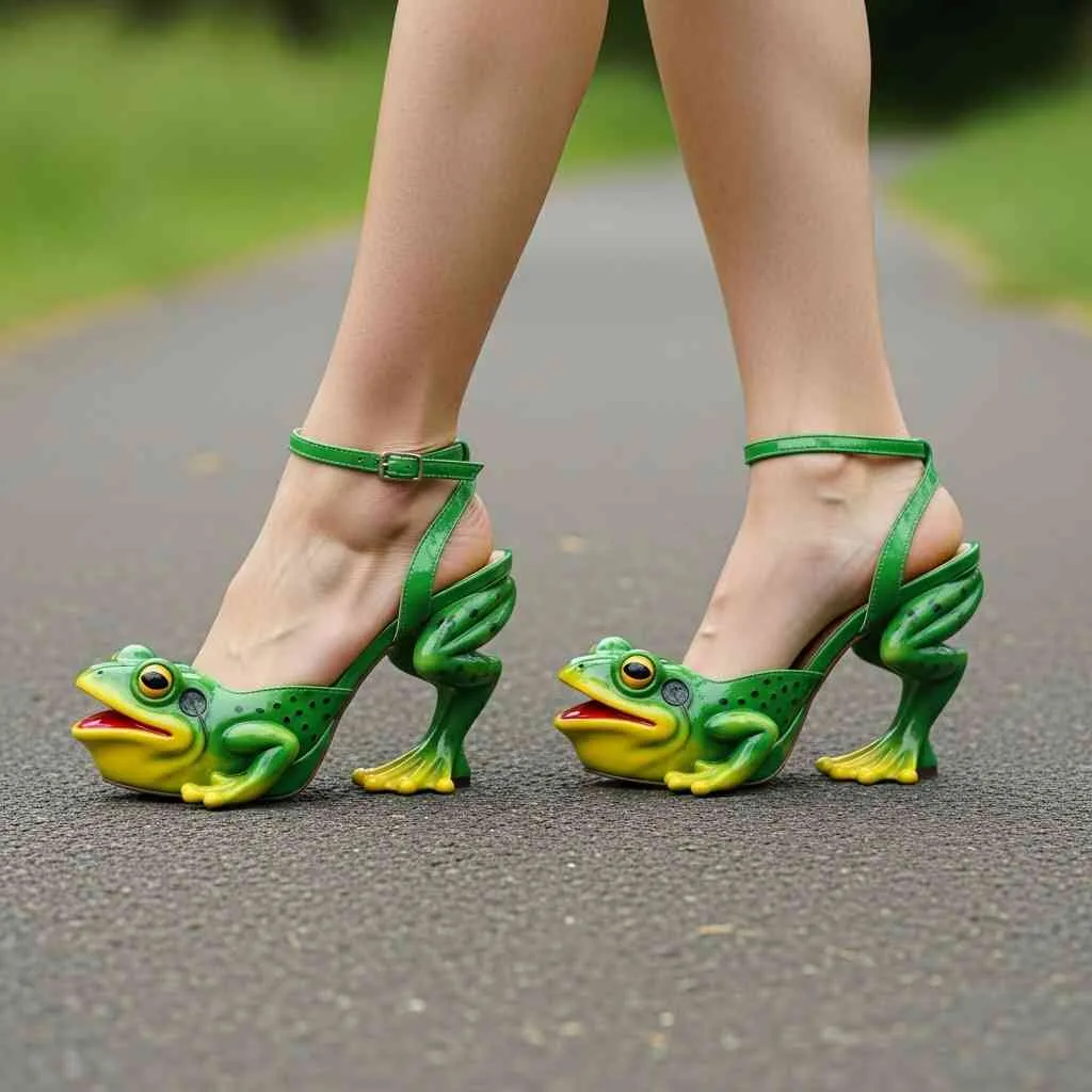 Frog Heels: Where Whimsy Meets High Fashion