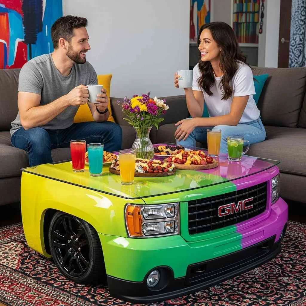 Rev Up Your Living Room with GMC Coffee Tables