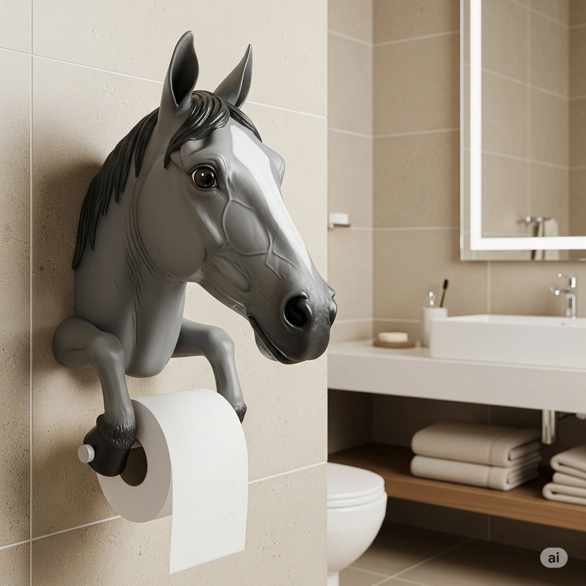 The Role of Material and Design in Choosing Your Horse Toilet Paper Holder