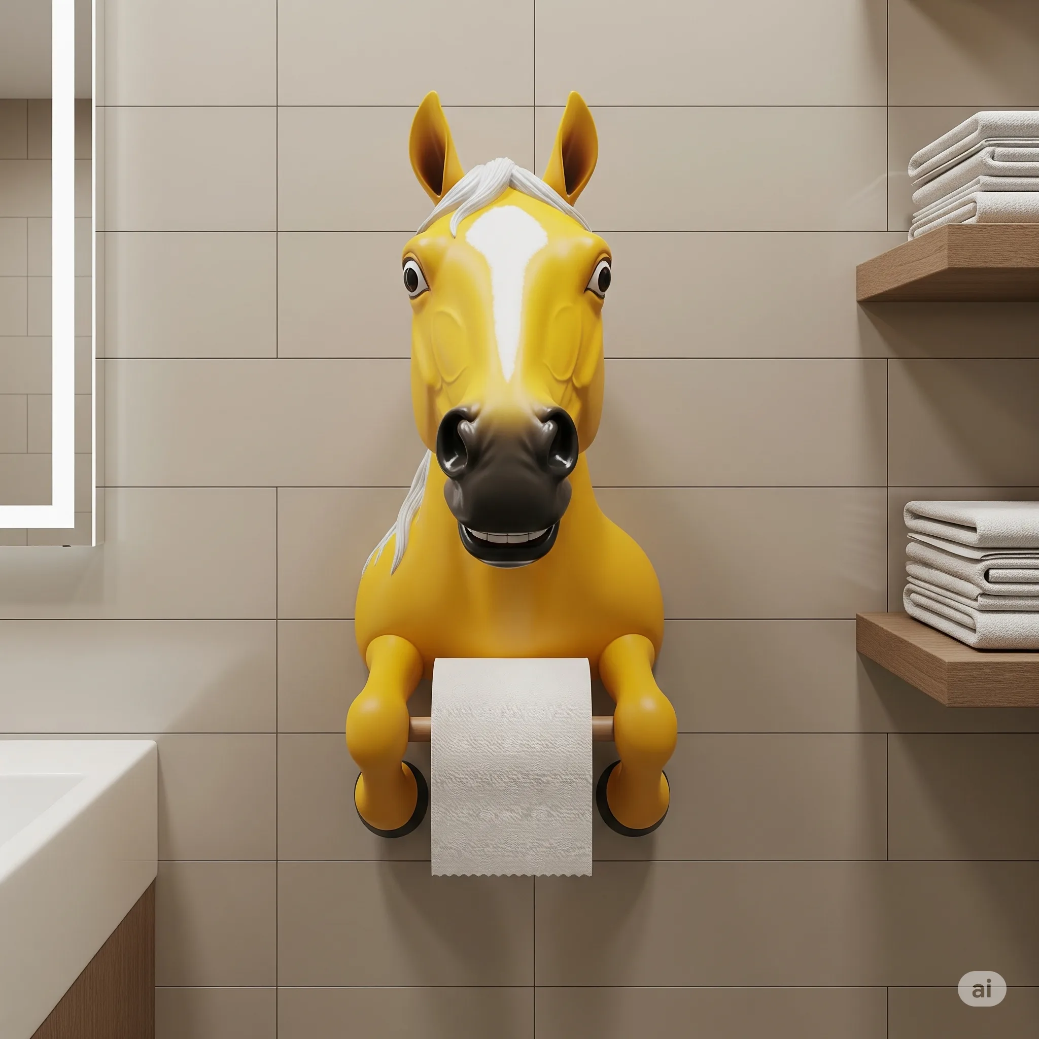 Elevate Your Bathroom Decor with a Unique Horse Toilet Paper Holder – A Playful Touch for Equine Enthusiasts