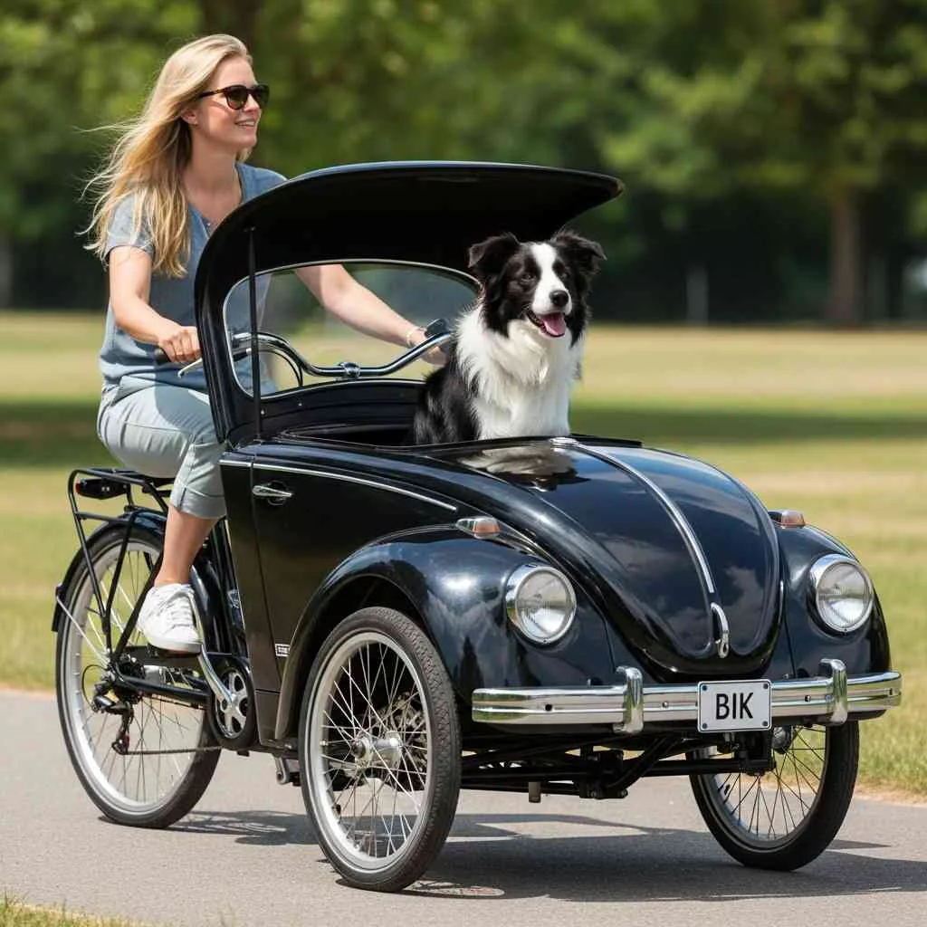 VW Beetle Inspired Pet Cargo Bike: The Perfect And Unique Choice