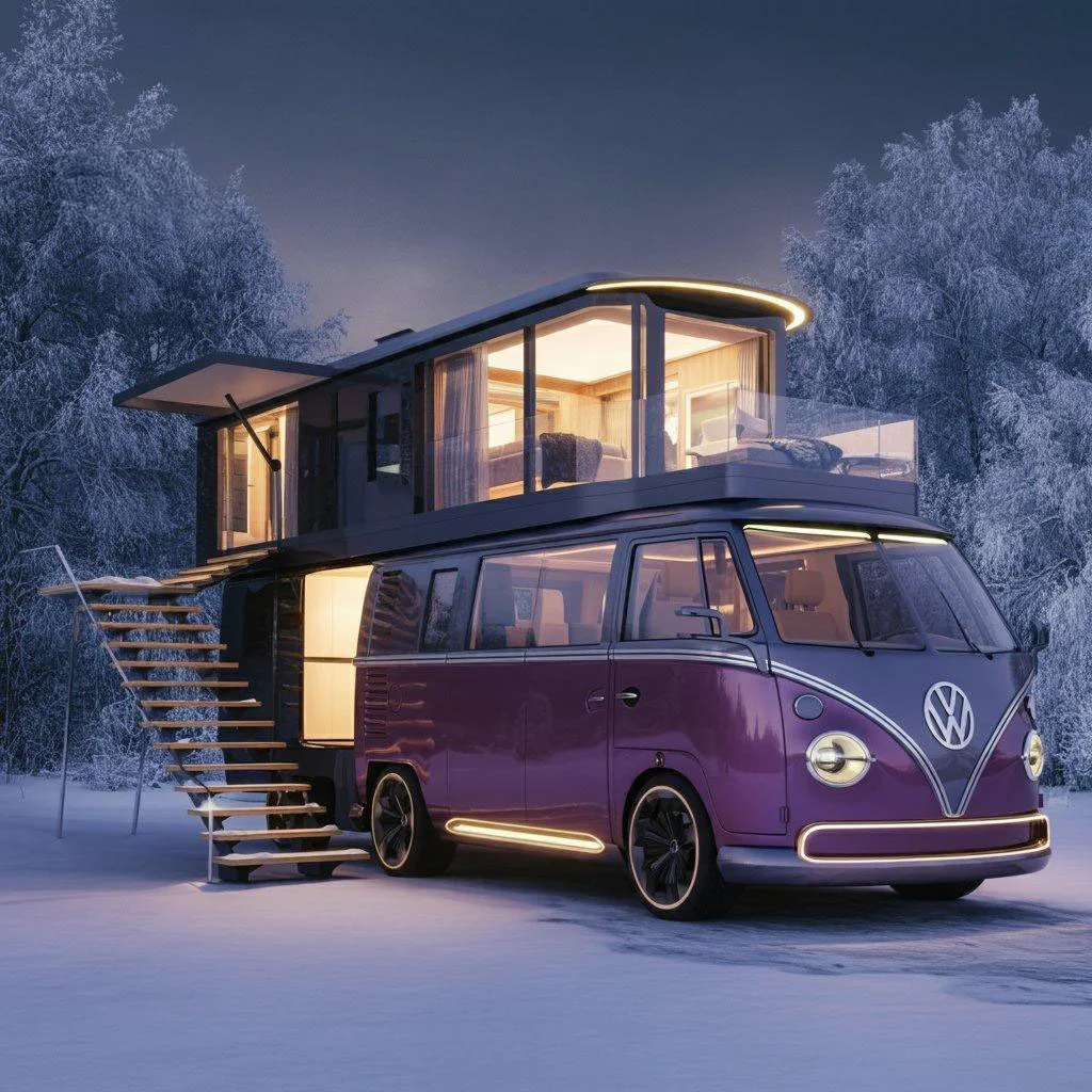 Embracing the Future of Travel - The VW Bus Inspired Futuristic RV Revolution