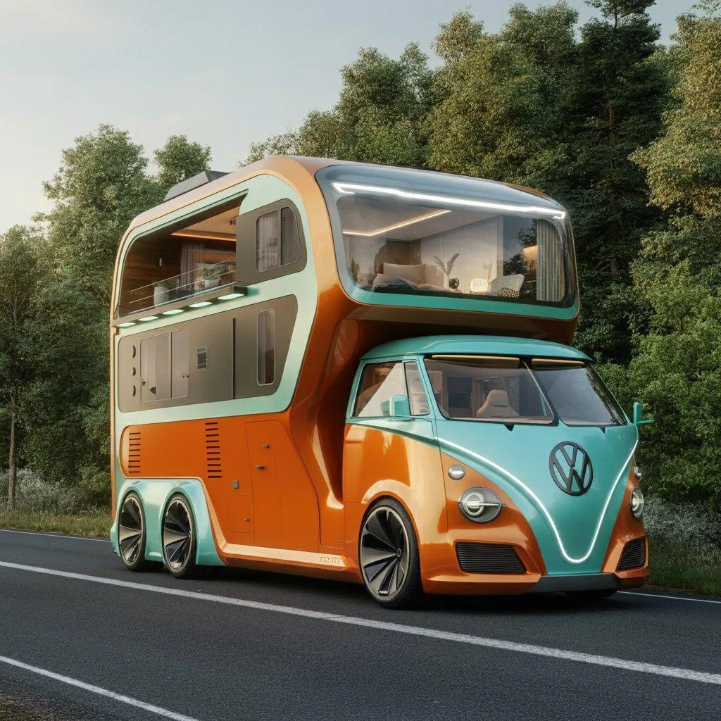 Innovative Examples of VW Bus Inspired Futuristic RVs