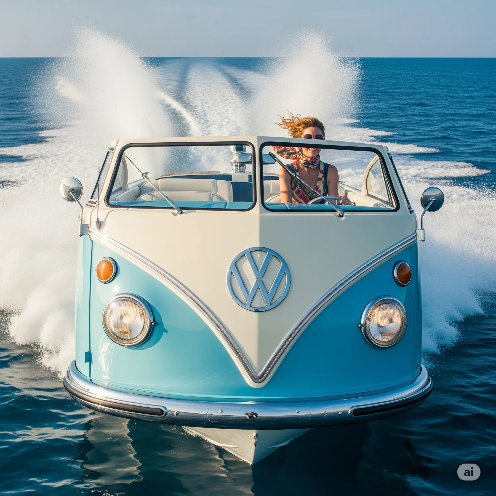 VW Bus-Shaped Jet Ski: Retro Rides Making Waves