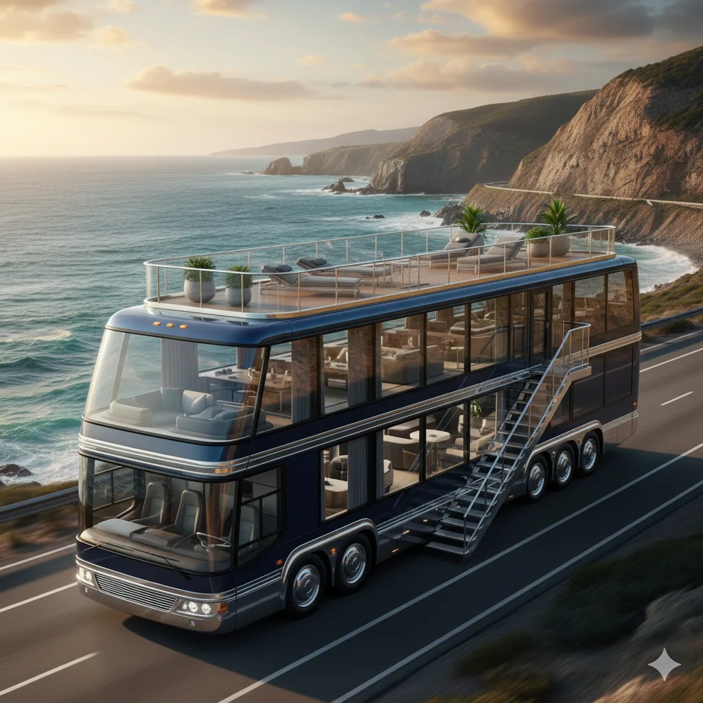 The Architecture and Design of a 3-Storey RV - Maximizing Space and Comfort on the Move
