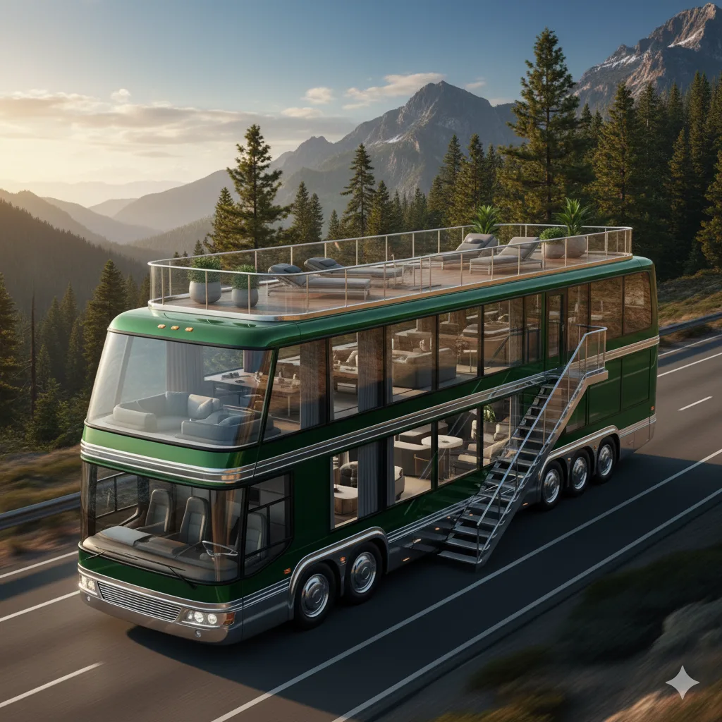 Practical Uses and Lifestyle Integration of a 3-Storey RV - From Weekend Getaways to Full-Time Living