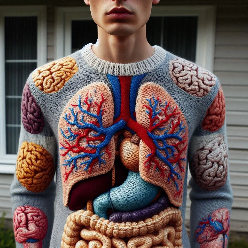 Creative Examples and Design Inspirations for Human Anatomy Sweaters