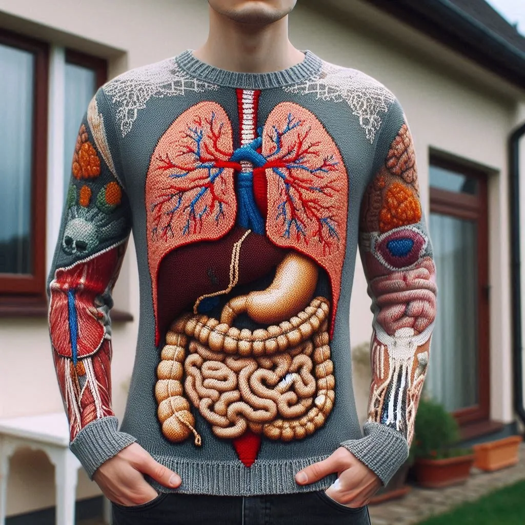 Decoding the Art and Science of Human Anatomy Sweaters - A Fashion Evolution