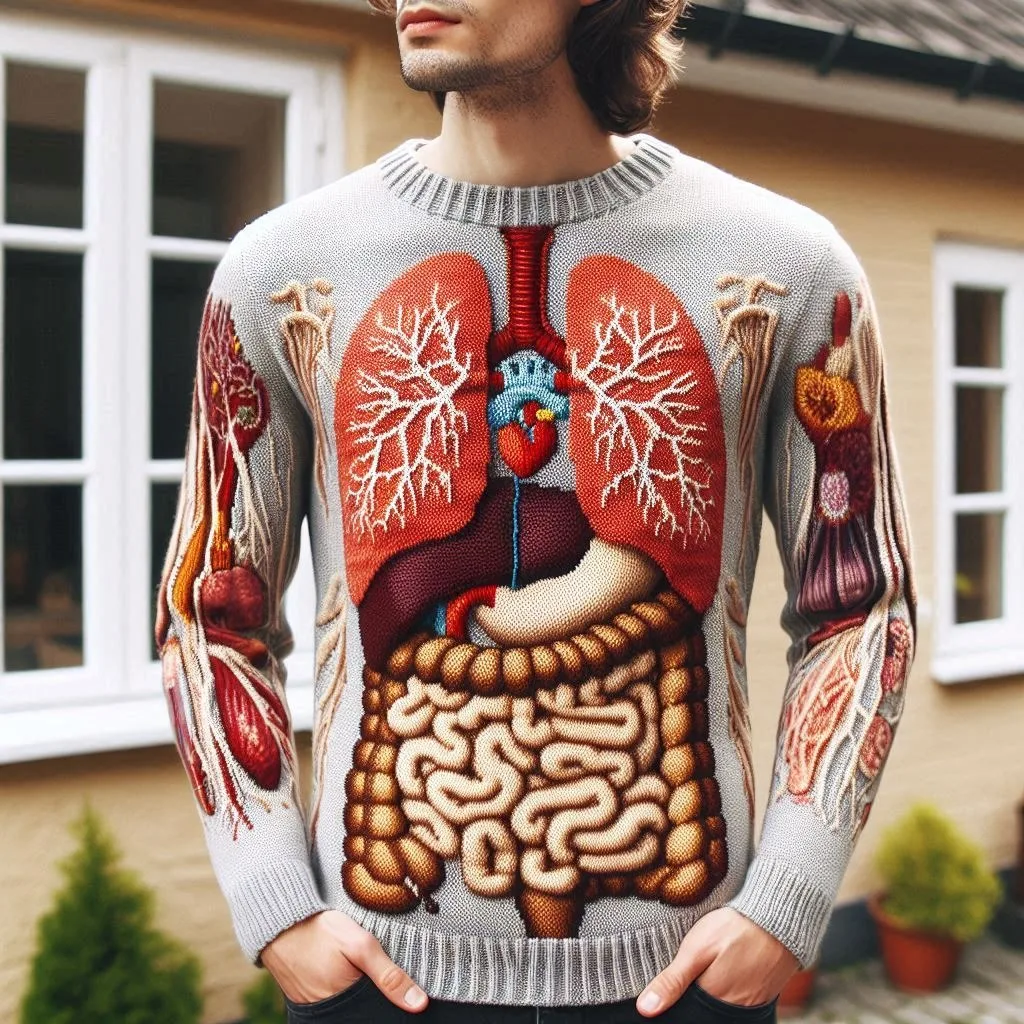 Embrace Your Inner Science Geek - Unveiling the Charm of Human Anatomy Sweaters