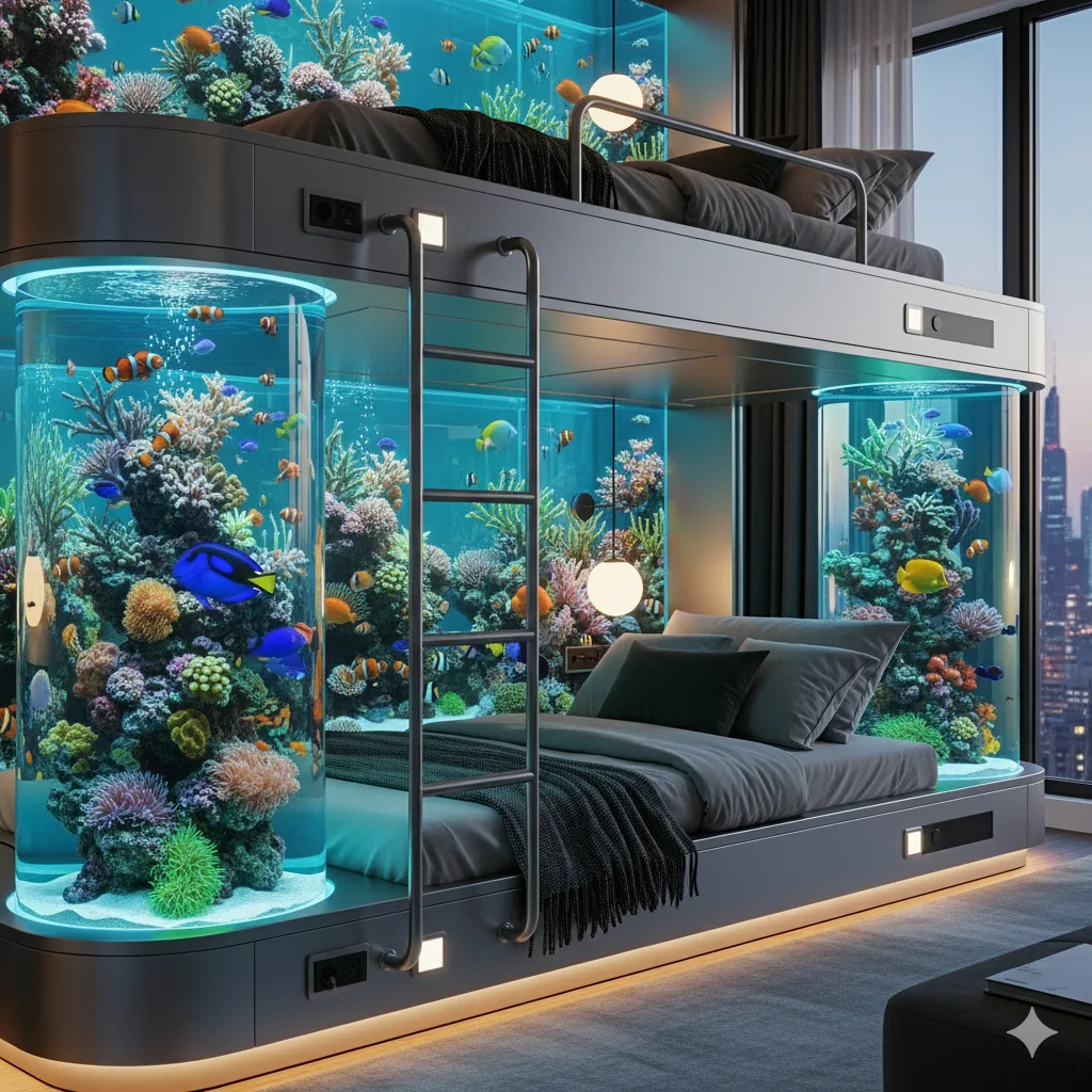 Comparing Aquarium Bunk Beds to Traditional Bunk Beds — Pros and Cons
