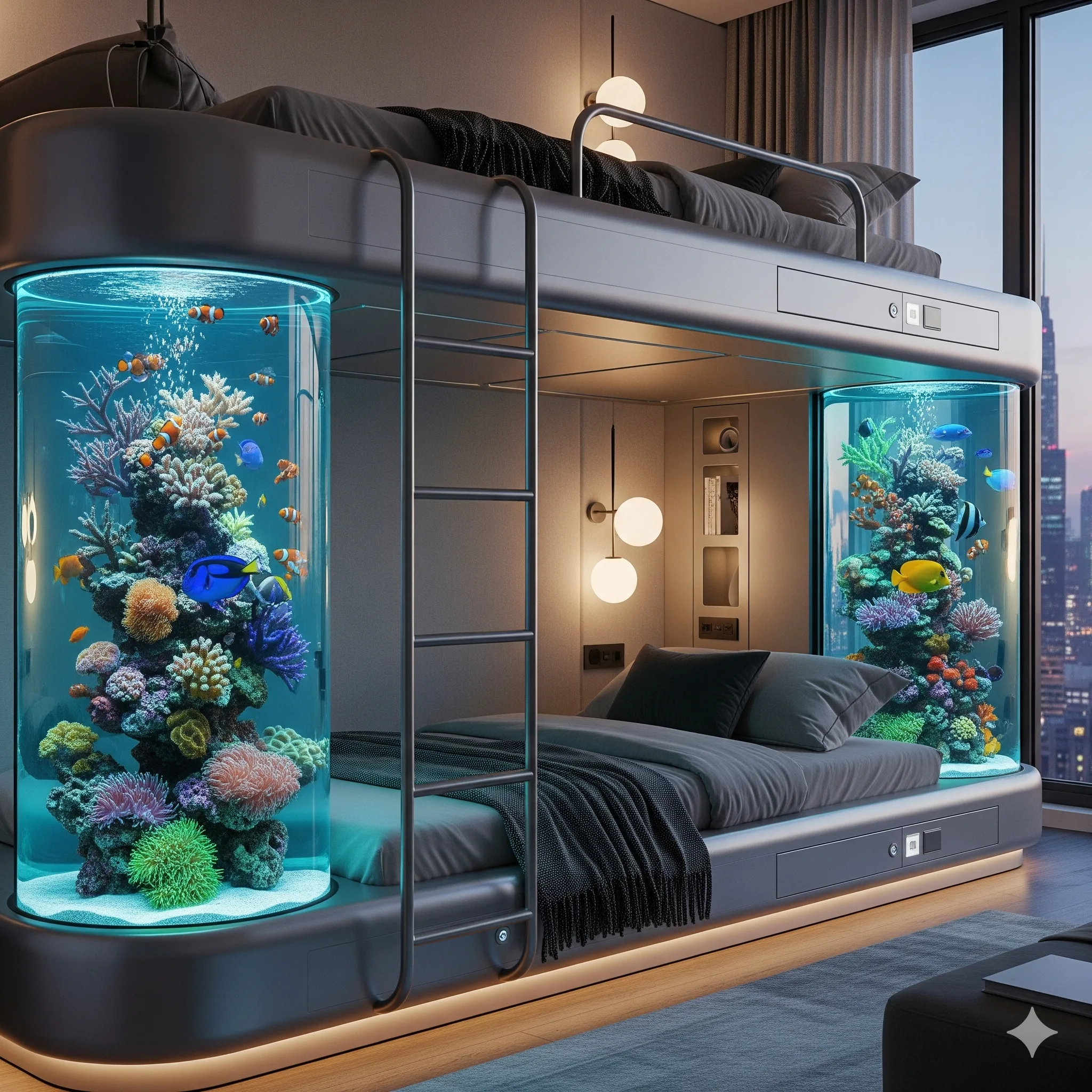 The Magic of Aquarium Bunk Beds — Transforming Bedrooms Into Underwater Adventures