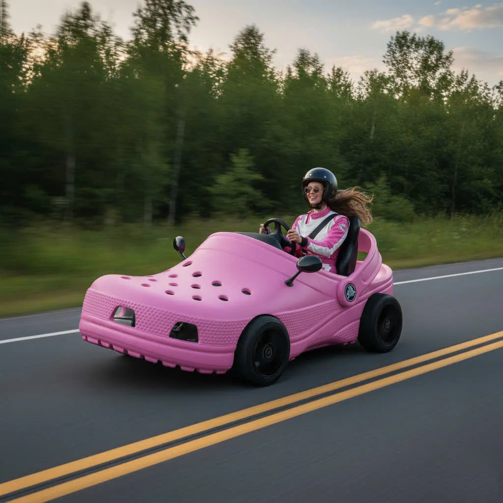 The Charm and Practicality of the Croc Shaped Car