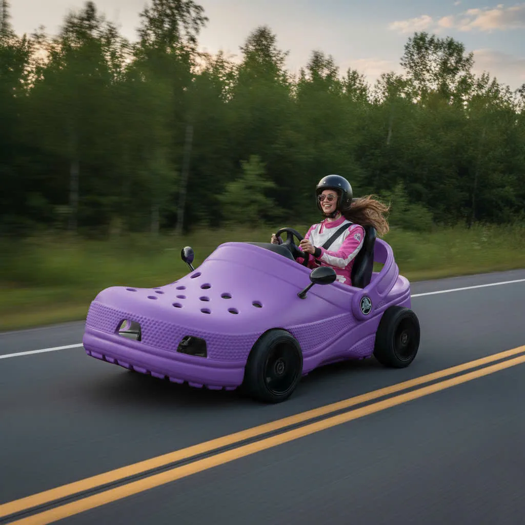 Discover the Whimsical World of the Croc Shaped Car – A Fusion of Fun and Functionality